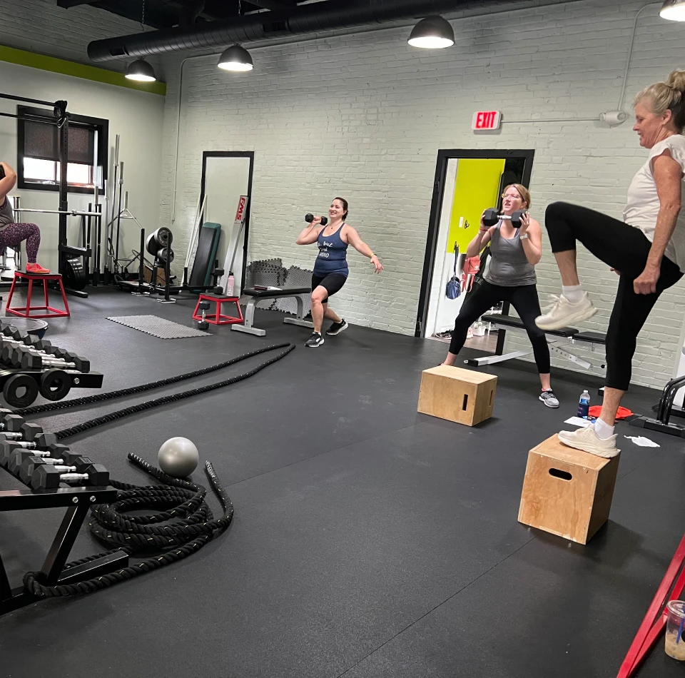 Women working out at A Healthy Balance